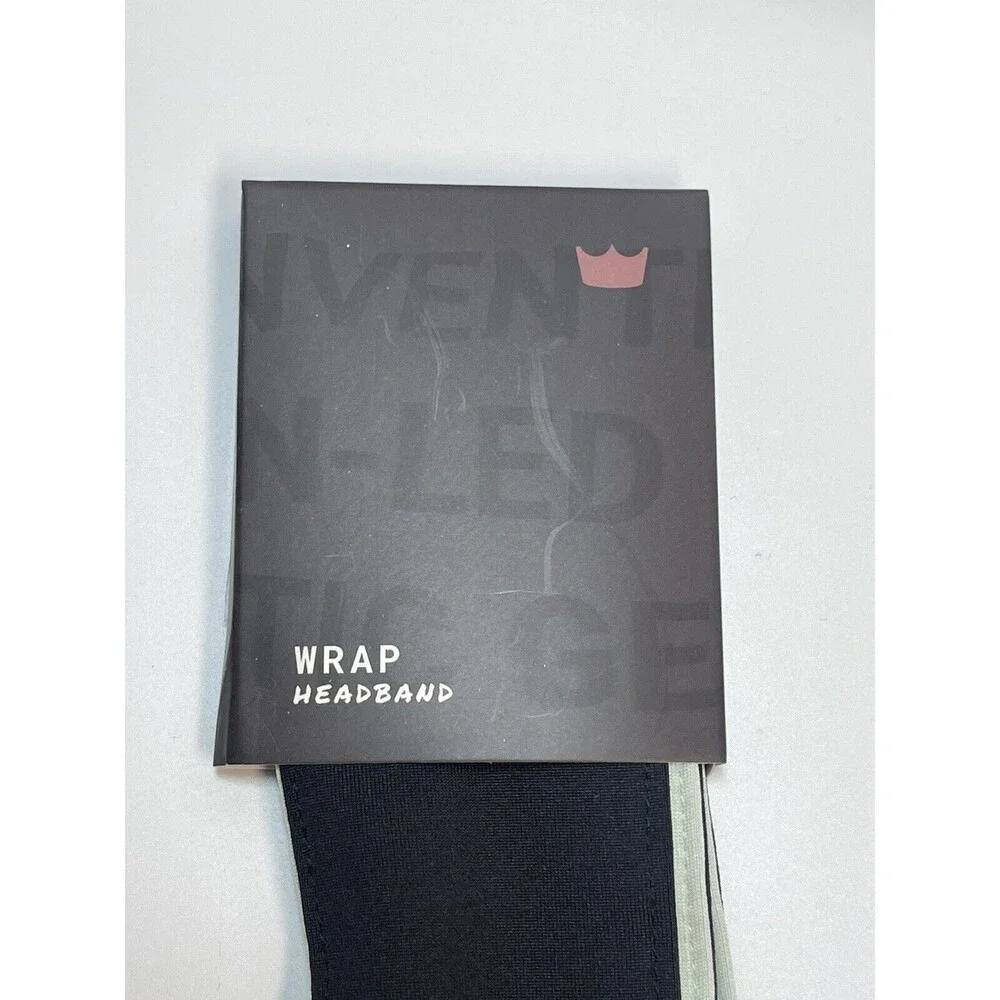 SHEFIT Wrap Headband In Black & Mint New